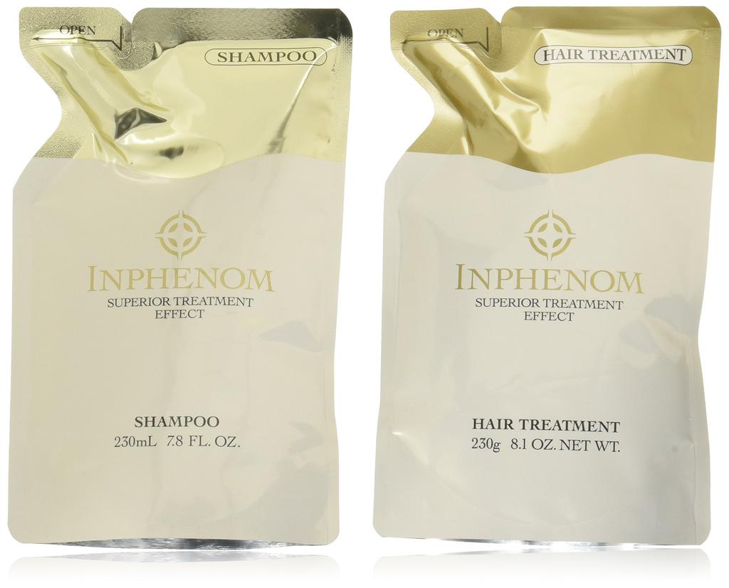 MIlbon Infenom Shampoo 230ml and Treatment 230g Refill Set