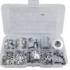 580-Piece Stainless Steel Flat Washer Set M2-M12, Anti-Slip