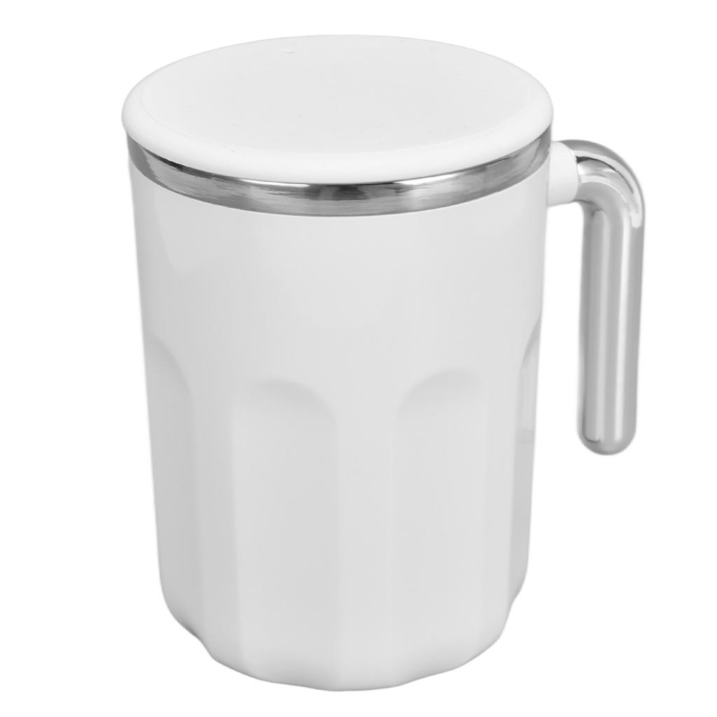 Self Stirring Coffee Mug 360ml Temperature Difference Auto Stirring Stainless Steel Cup with Lid