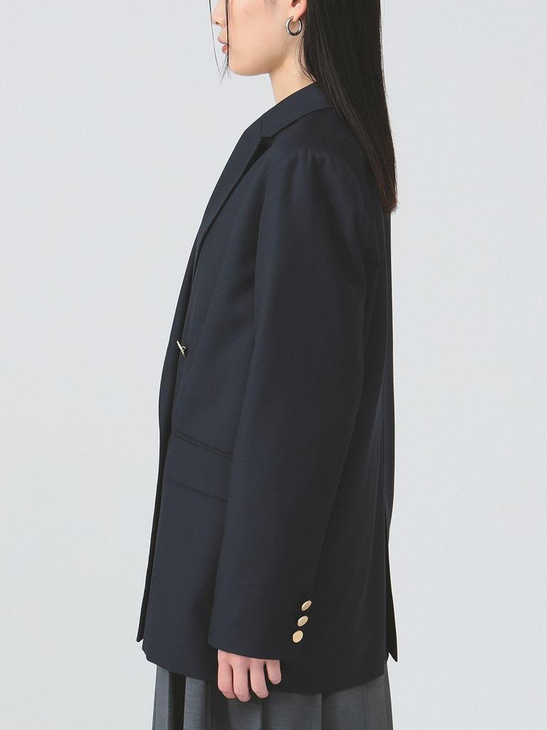 Ray Beams Women's 4-Button Double-Breasted Blazer, Navy