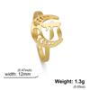 Dawapara Classic Map Women Ring Jewish Chai Hebrew Letter Life Symbol Jewish Jewelry Judaic Stainless Steel Wedding Band