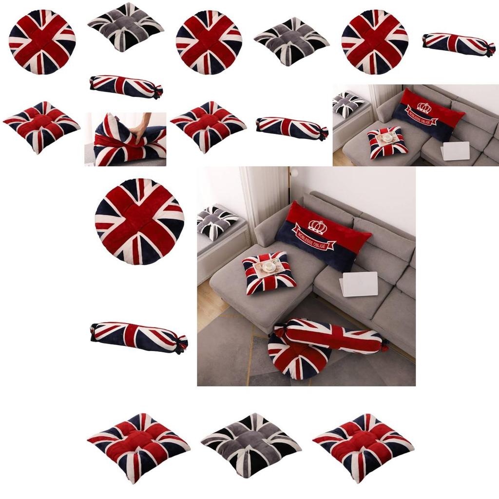 Soft And Comfy British Flag Print Cushions For Relaxation