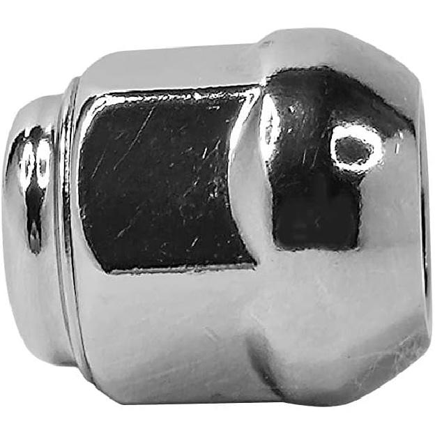 M12X1.5 Chrome Wheel Lug Stud Nut Set Compatible With Honda Accord Civic City CR-V Fit HR-V Ight Element Prelude S2000 Acura Legend Integra MDX ILX