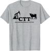 CTT Oil Exploration and Cattle Cow Design Unisex T-Shirt