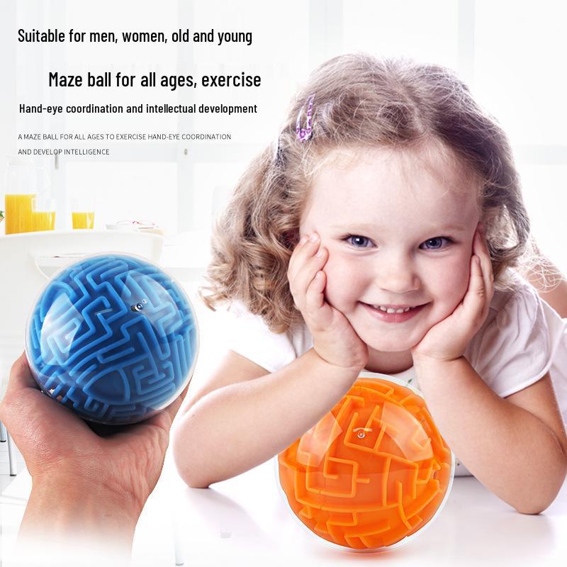 3D Murmel Labyrinth Puzzle - Kreatives & Pädagogisches Spielzeug für Kinder