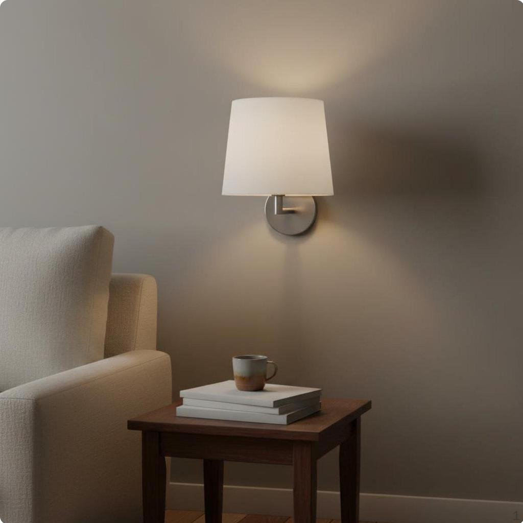 Textile Lamp Shade DIY Friendly Lampshade Elegant Design E27 Replacement for