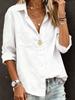 2026 Women's Multi-color Cotton Long Sleeve Casual Cardigan Shirt