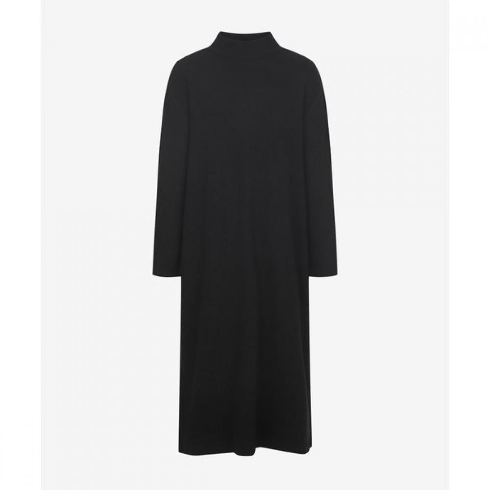 2nd Skin Mock Neck Basic Long Dress Newfd2100