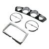 Motorcycle Fairing Gauge Stereo Switch Instrument Trims Accents Cover for Harley Electra Glide Street Glide