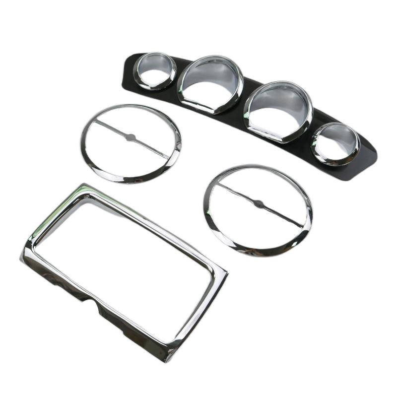 Motorcycle Fairing Gauge Stereo Switch Instrument Trims Accents Cover for Harley Electra Glide Street Glide