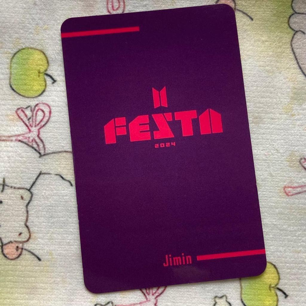 [USED] BTS 11th Anniversary FESTA ARMY ZONE 2024 Trading Card Jimin