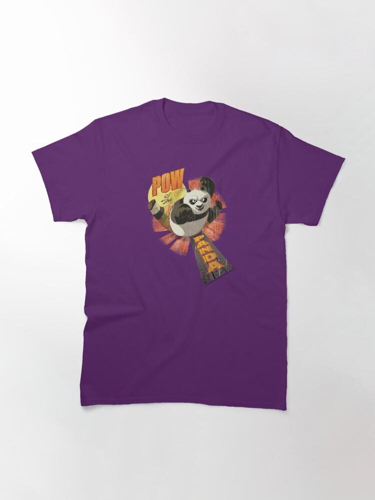 Kung Fu Panda Kung Fu Panda Pow Of The Panda Action Pose Portrait Classic T-Shirt