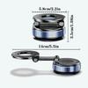 360° Foldable Vacuum Magnetic Phone Holder, Magnetic Car Phone Mount, Hands-Free Suction Cup Phone Holder for Smooth Surface/Car