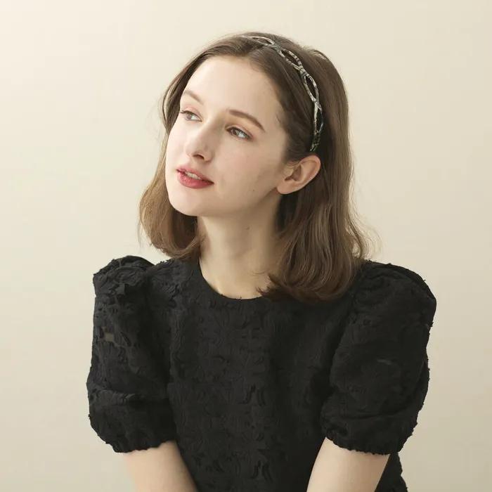 [Alexandre De Paris] Varenne Hairband Black