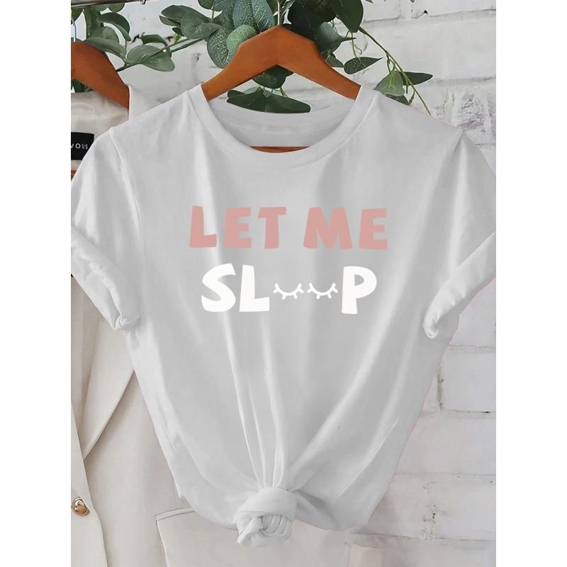 Women's Casual Printed Short Sleeve Round Neck T-Shirt Spring Summer Vacation Streetwear
