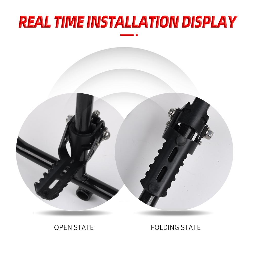 For BMW F650GS F750GS F850GS F650 F850 GS Adventure ADV Accessories Highway Save Effort Front Foot Pegs Folding Footrests Clamps