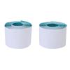 2 Pcs Dust Protector Zipper Heavy Duty Double Sided Self Adhesive Dust Barrier Zipper for Greenhouse Plastic Sheeting