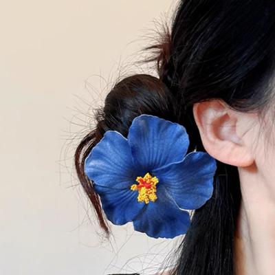 1 Stück Ambient, Haarspange, Damen, Kunstblume, Seitenclip, Urlaubsstil, Blume, Kopfschmuck, Haarschmuck, Küste, Strand