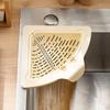 5 Pezzi Cestini Angolari per Scarico Lavello Triangolari Magnetici Cestini Drenanti Filtro per Lavello da Cucina con Base Drenante Rotante per Scarti Alimentari Risciacquo Verdure