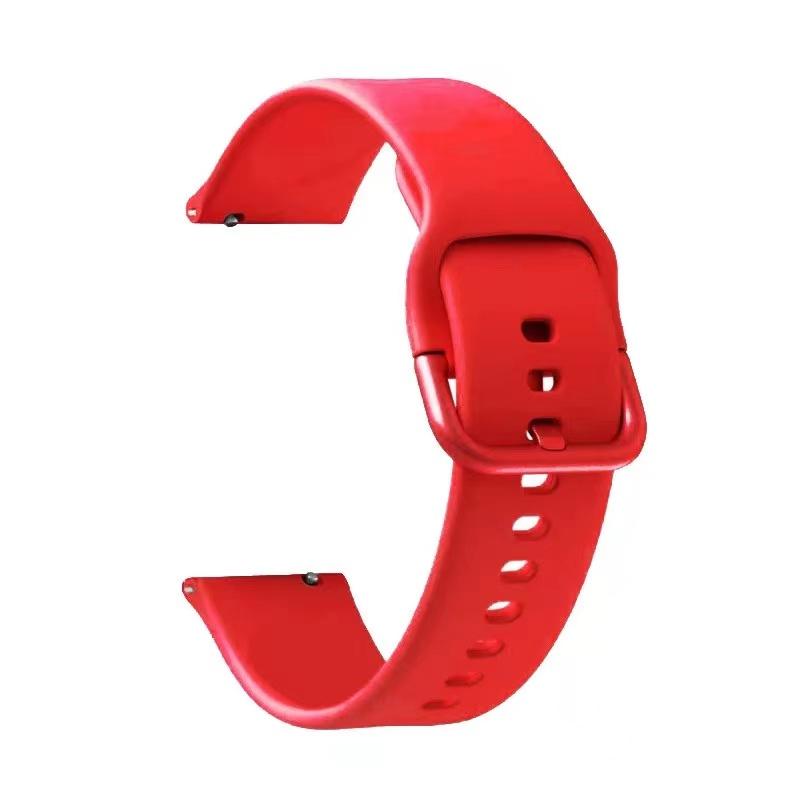 For Samsung Galaxy Active 2 40mm 44mm Smartklokkereim Silikon 20mm Sportsarmbånd For Galaxy Watch 42mm/3 41mm/Gear S2 Reim