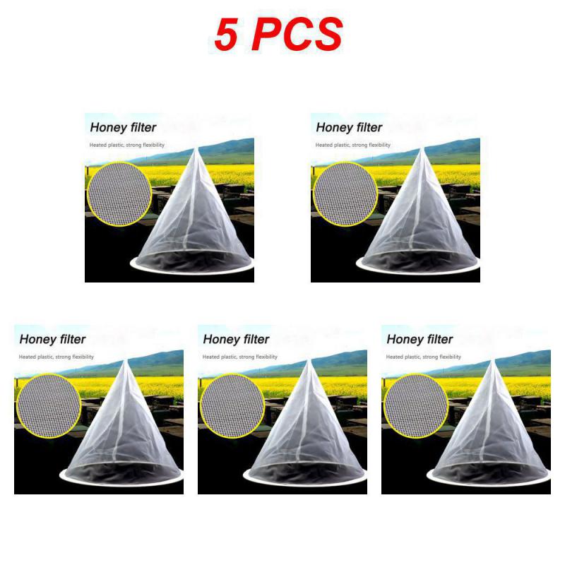 1/3/5pcs Bee Honey Filter Impurities Filtration Cloth Fiber Precision Screener Strainer Net Apiculture Hive Equipment Bees Tools