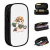 Minimalist Mewrez Cat Pencil Cases Valorant Game Pencilcases Pen Box for Girls Boys Bags Students School Cosmetic Stationery