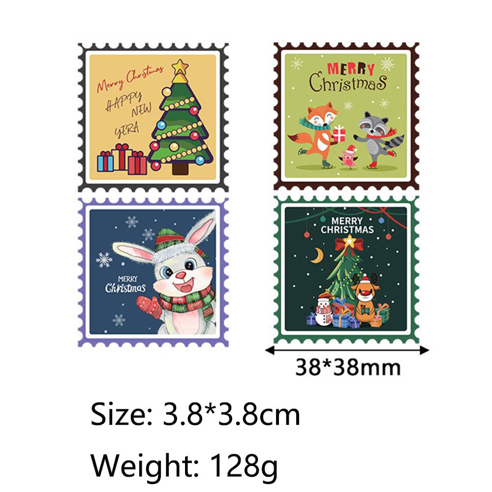 500Pcs Merry Christmas Stickers Christmas Tree Holiday ...