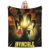 Invincible omniman amazing hero anime Blankets Super Soft Velvet Novelty Gift Throw Blanket Plush Thin Quilt