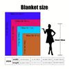 Game character anime style Flannel printed blanket suitable for all seasons suitable for living room office sofa and travel