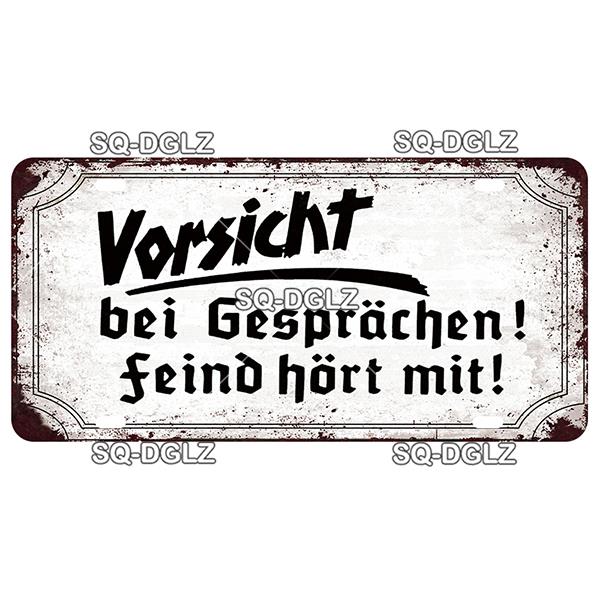 [SQ-DGLZ] Vintage Berlin City 15x30cm Plate War Tin Sign Store Bar Wall Decoration Metal Sign Home Decor Painting Plaques Poster