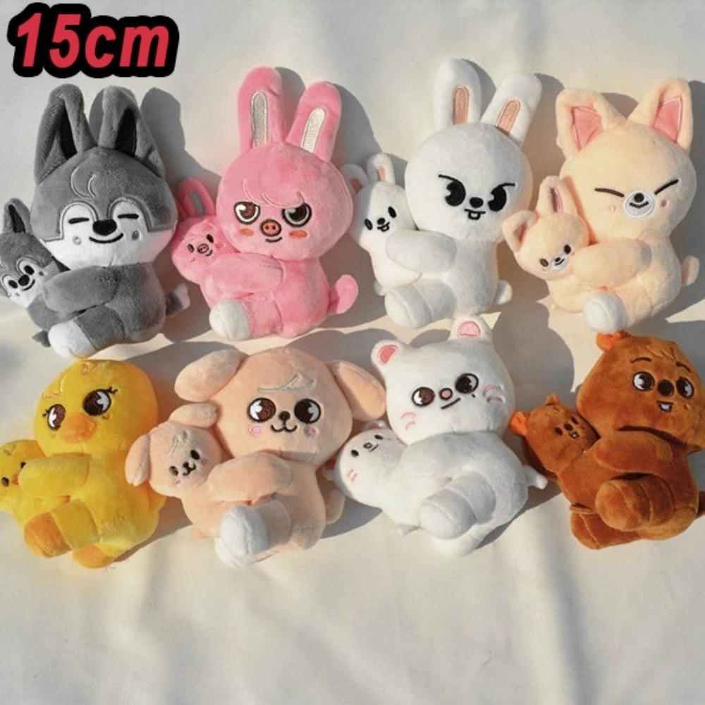 SKZOO Plush Hug Pillow Doll Fans Gift Teddy Style Plush Toy Seoul FM Week Cloak Doll Magic School Kid Birthday Gift