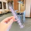 10pcs Children Weaving Headwear Women Girls Headdress Flower Hairpin Crystal Diamond Hair Clip Simple Snap Clip Hair Accessory
