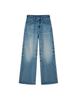 Nanyou High Waist Blue Slimming Narrow Leg Retro Straight Jeans for Women - 2025 Spring/Summer Collection