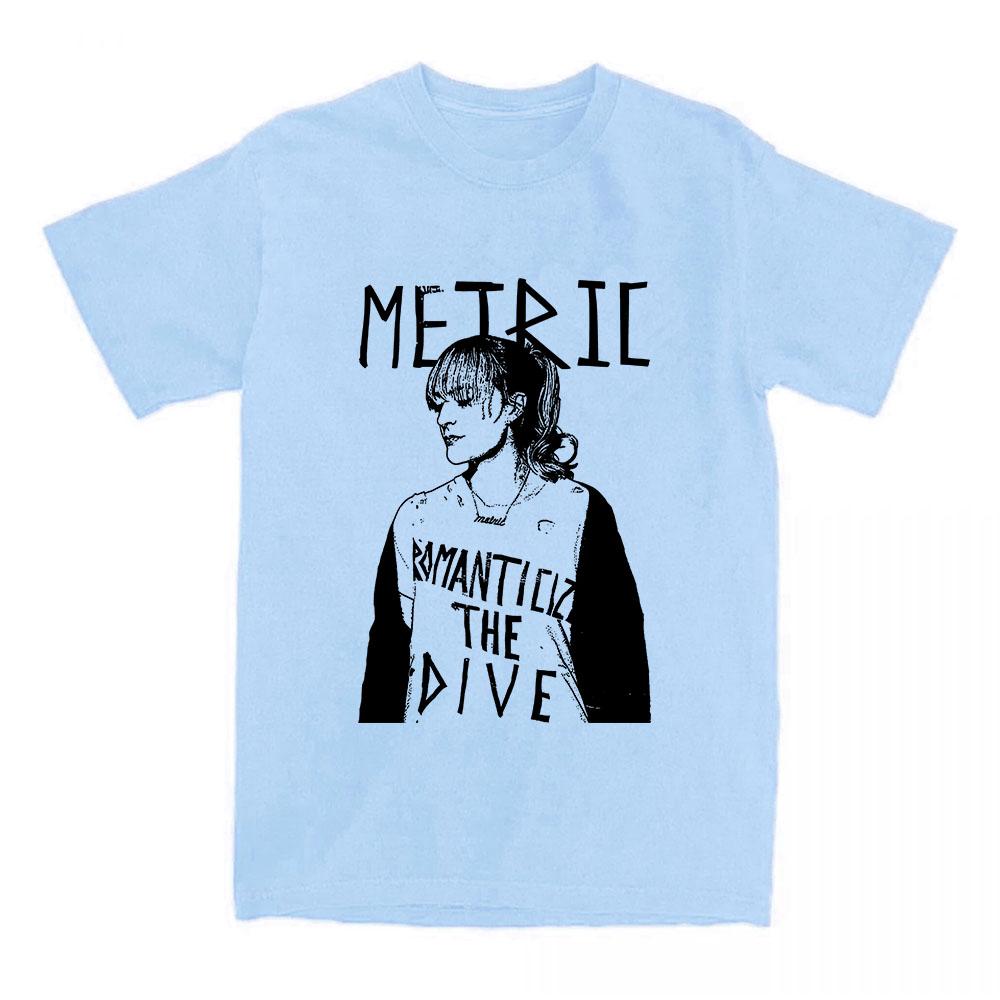 METRIC Romantisiere Den Tauchgang T-Shirts Unisex Streetwear Baumwolle Kurzarm Sommer Mode T-Shirt Lässig Damen Herren T-Shirts