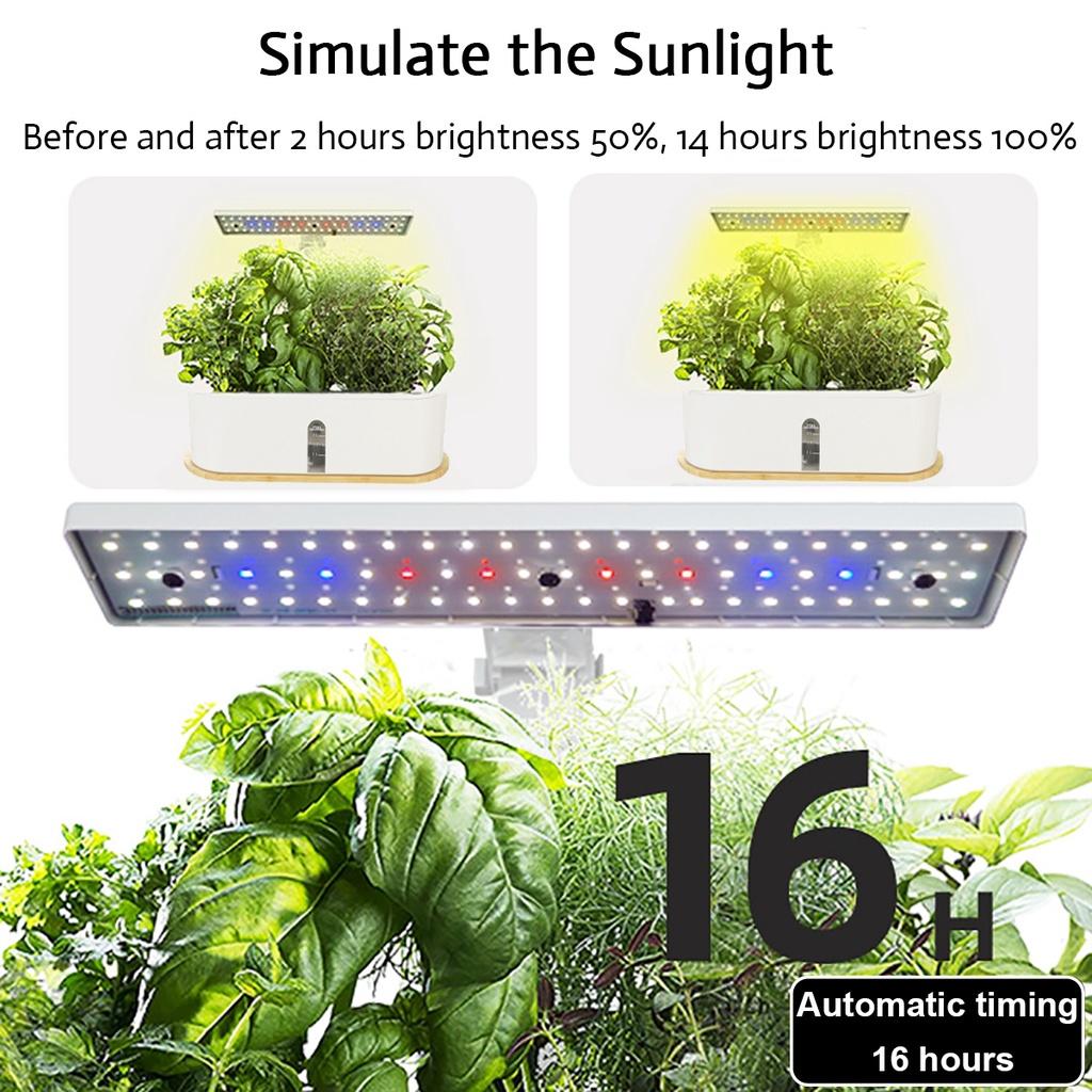 Full Spectrum Garden Planter Indoor Kitchen Smart Herb Grow Germination System Growing Hydroponics Growing System New