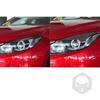 For Mazda3 Axela 2014-2016 Car Accessories Carbon Fiber Front Headlight Eyelid Eyebrow Cover Style Trim Sticker Modification