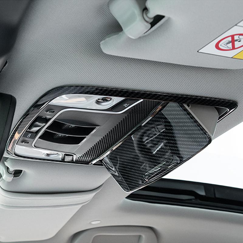 Cadru cu lumină de citire pentru citire față auto pentru Honda Accord X 10th 2018-2022, cadru decorativ, modificarea accesoriilor din fibră de carbon