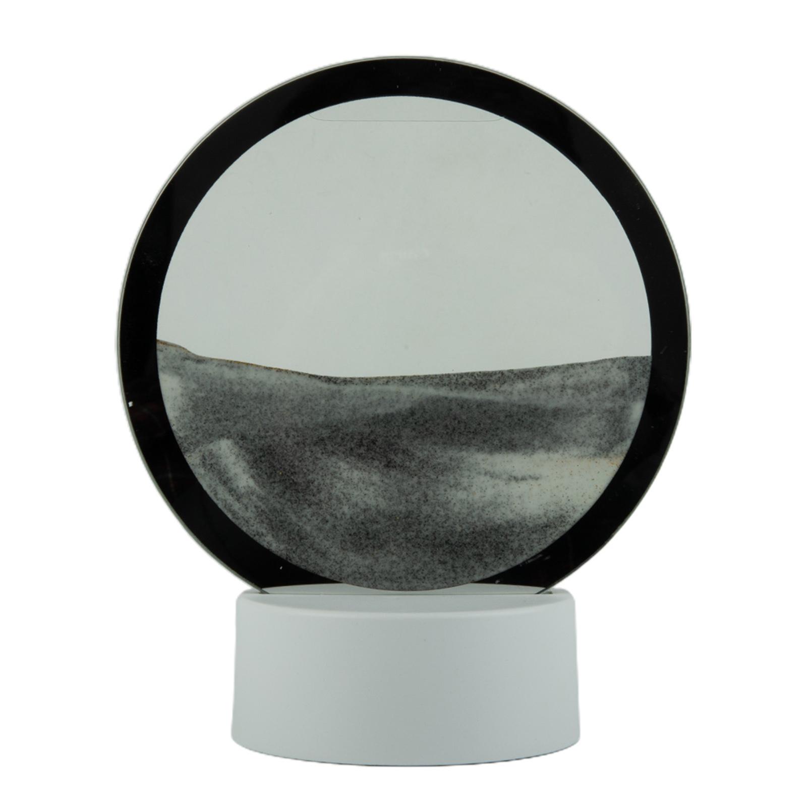 

Картина Зыбучий песок Настольная лампа Песочное стекло Пейзаж чёрный