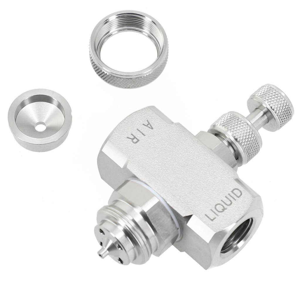 1/4 For BSPT Low Pressure Misting Nozzle Air Atomizing Function with Adjustable Flow and Efficient Dust Control