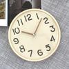 Korean Simple Clock Wall Modern Creative High Quality Romantic Clock Wall Light Luxury Interior Art Wanduhr Wall Decoration