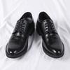 British Pointed-toe Oxford Shoes Lace-up Business Casual Shoes for Men New Male Formal Dress Footwear Solid Color Business Shoes
