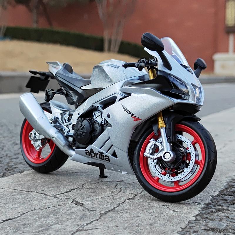 1:12 Aprilia Rsv4 Rr1000 Aleación Modelo de Motocicleta Juguetes de Coche Diecast Para Niños Regalo de Cumpleaños Juguetes para Niños Coche Favorito Festival