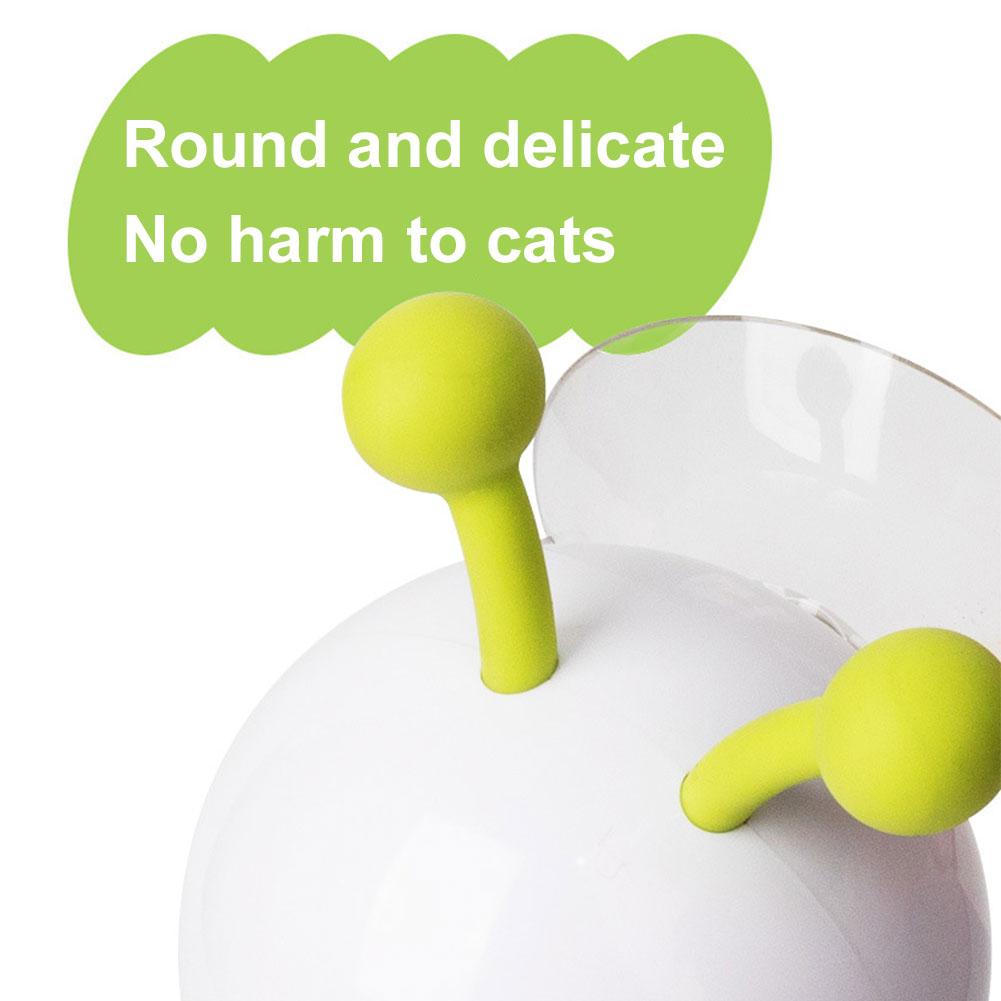 Caterpillar Interactive Cat Toy Motion Activated Teasing Stick with Feather Tail Rechargeable Intelligent Caterpillars Cat Toys