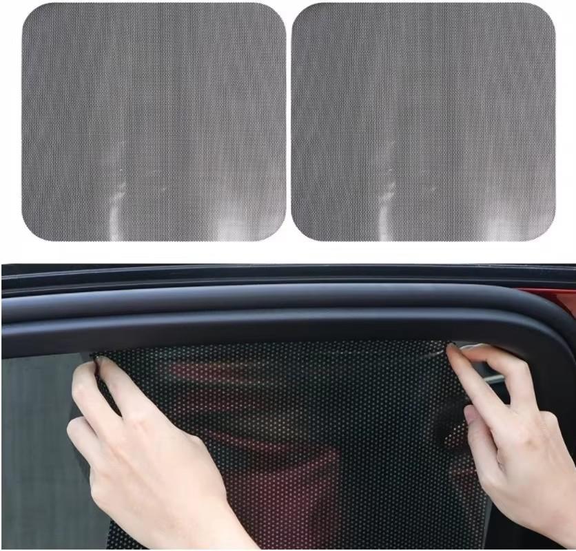 Car Rear Windows Side Blocks Cover Film 2Pcs Car Sunshade Stickers static Electrostatic Window Sun-shading Stickers Sun Block