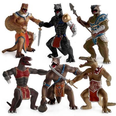 Dinosaur Toys Fusarium Torosaurus Rex, Nail Rex, Acanthopteryx, Tyrannosaurus Warrior