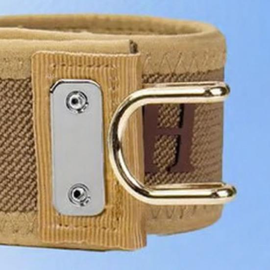 1/2Pcs Elastic Waistband with Metal Buckle Adjustable Screw Fixing Wear-Resistant Fabric Wide Strap Belt Training Safety Belt