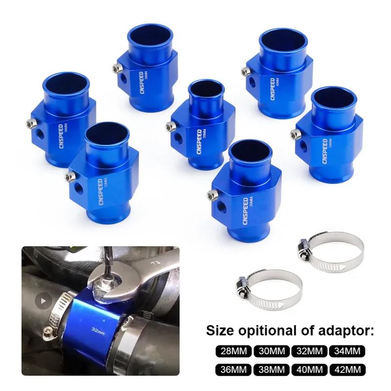 CNSPEED 60mm Water Temperature Gauge 20-120 Celsius with 1 / 8NPT Water Temperature Seal Pipe Sensor Adapter