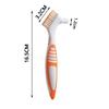 Double Sided Denture Toothbrush Plastic Cleaning Brush New Denture Brush  Orthodontic Care