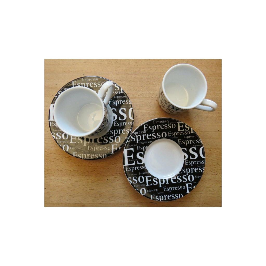 Porcelain Hand Embroidered Blue Color Patterned Authentic 12 Piece Turkish Coffee Cup Set For 6 Persons.