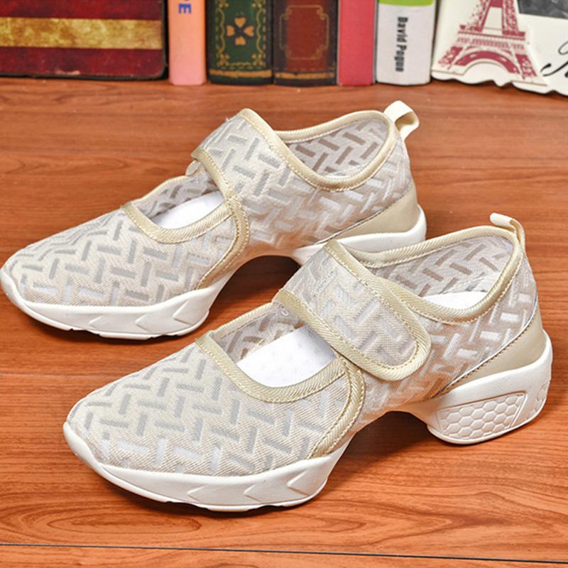 Atmungsaktive Freizeitschuhe für Damen, Jazz-Tanz-Sneakers